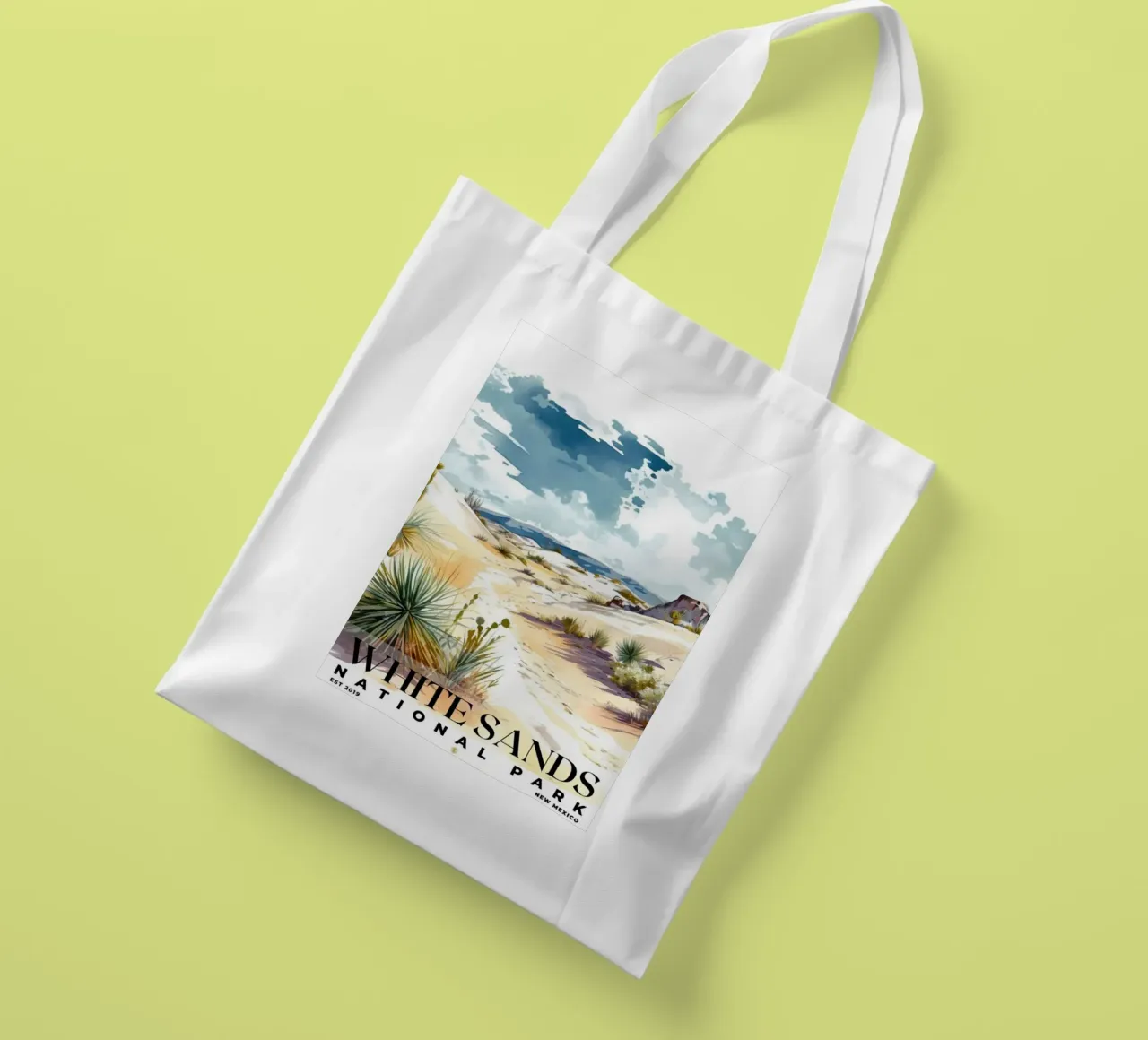 Sabbie bianche borsa in juta da Kenneth