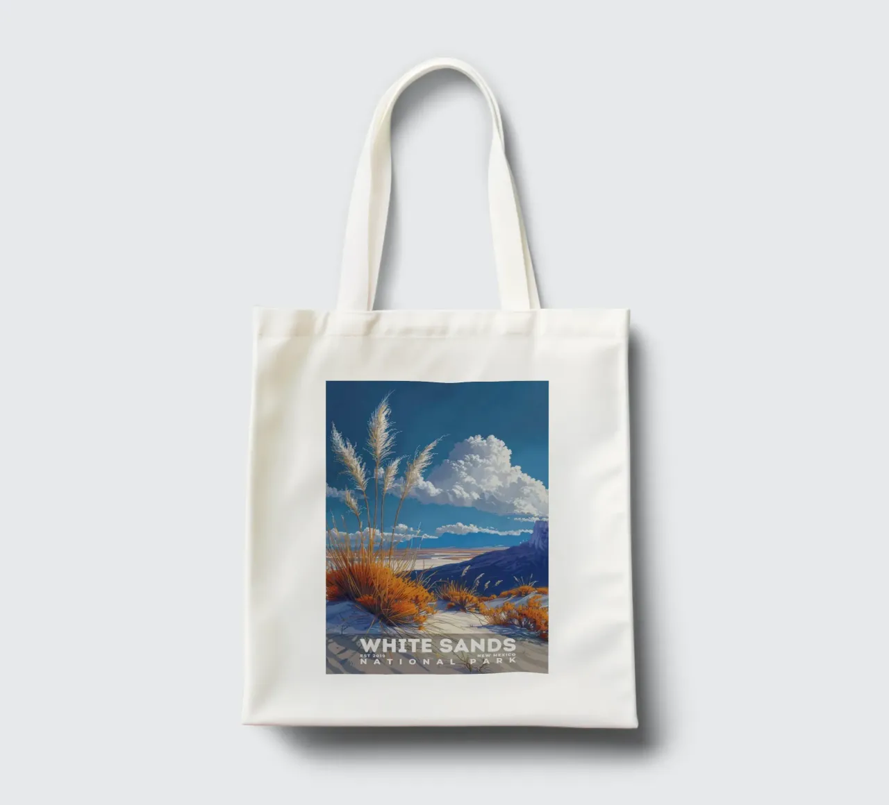 Sabbie Bianche lll borsa in juta da Kenneth
