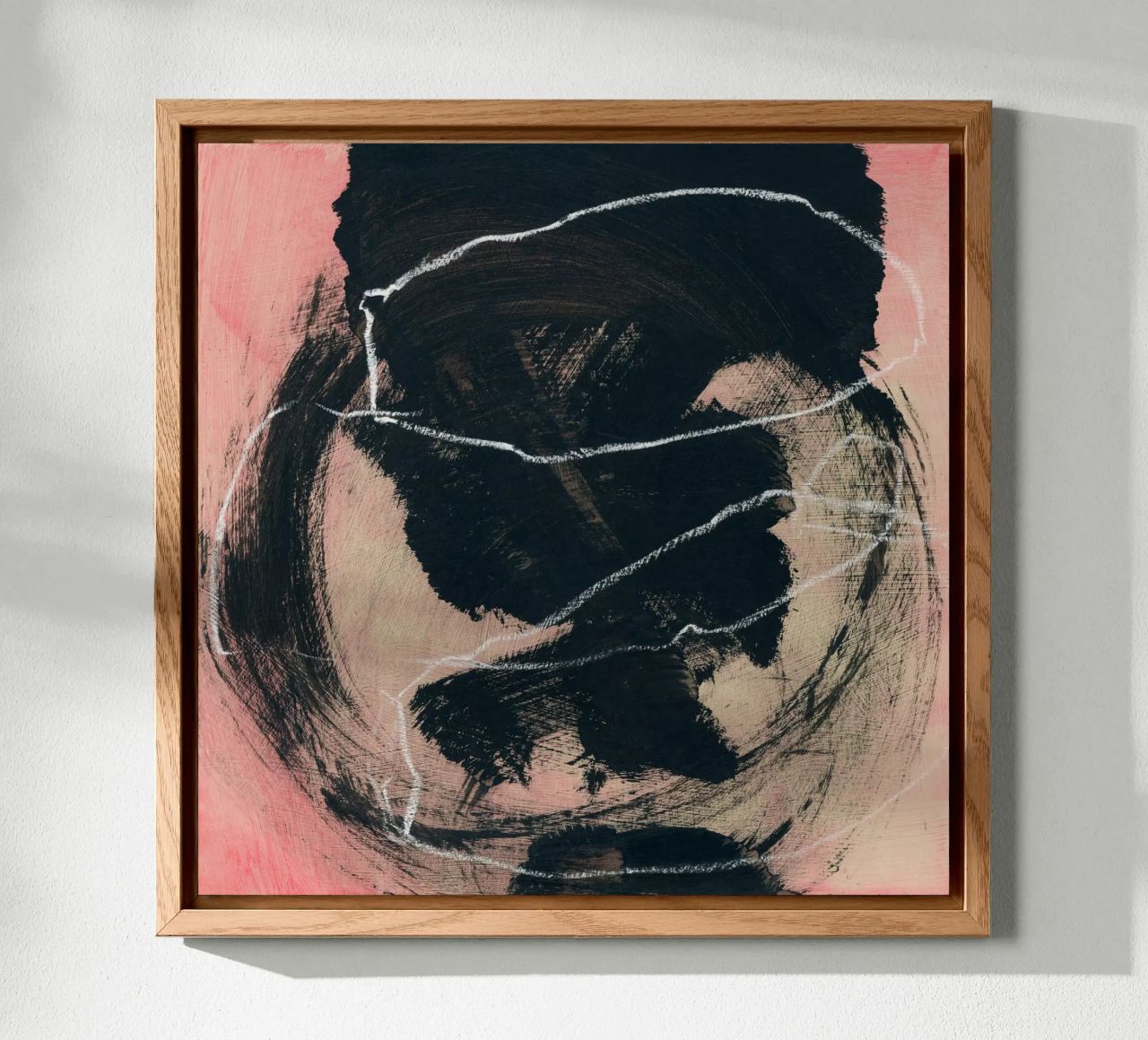 abstract lines and brush strokes alluminio dibond da IRIS LEHNHARDT FINE ART