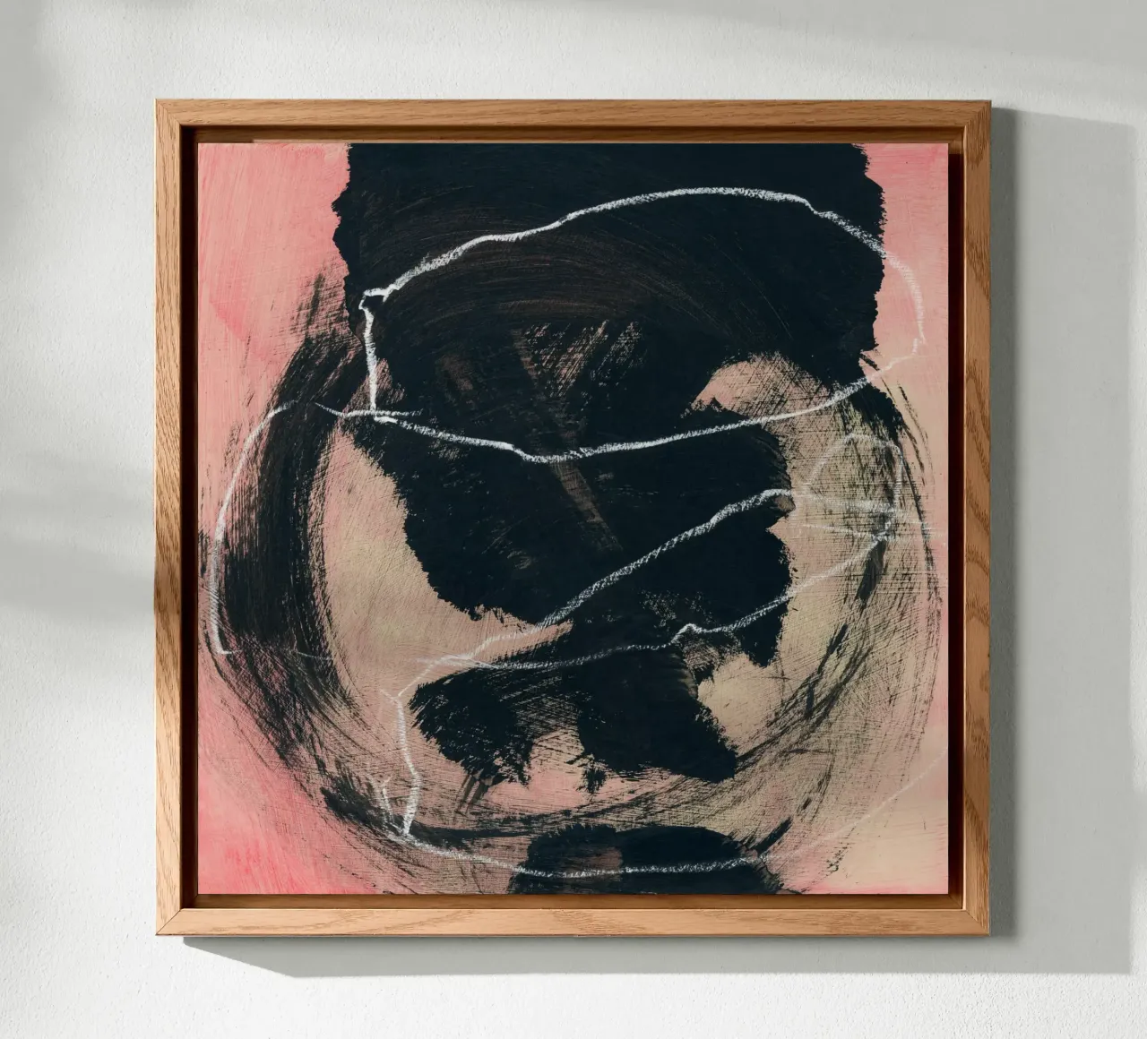 abstract lines and brush strokes aluminio dibond de IRIS LEHNHARDT FINE ART