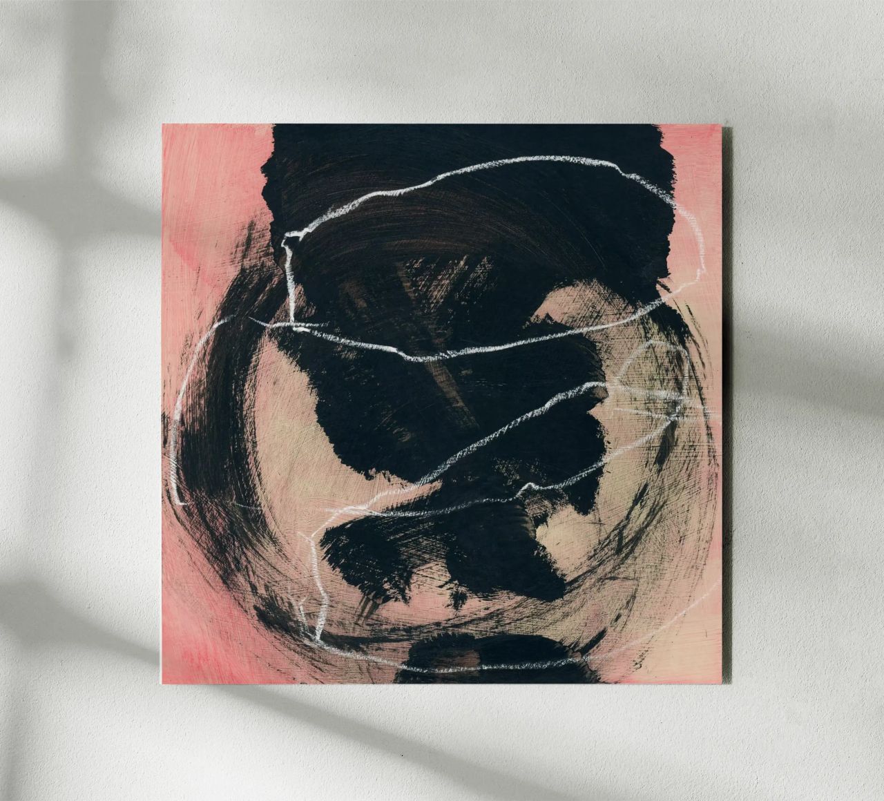 abstract lines and brush strokes alluminio dibond da IRIS LEHNHARDT FINE ART