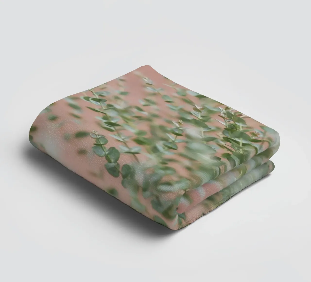 leaf branch on wall asciugamano da bagno da feny