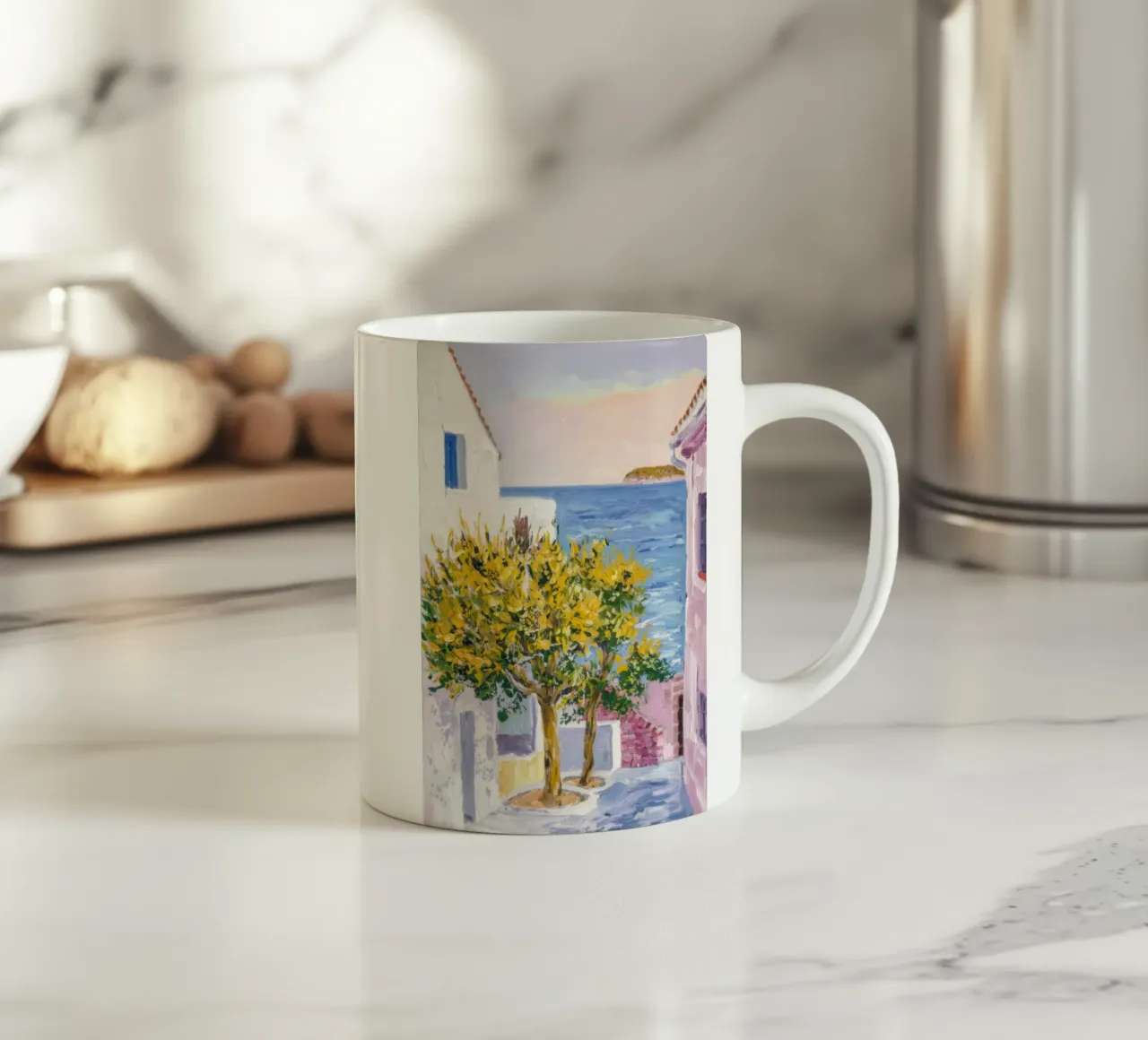 Cortile Lemon Tree tazza in ceramica da Angkasa Mist