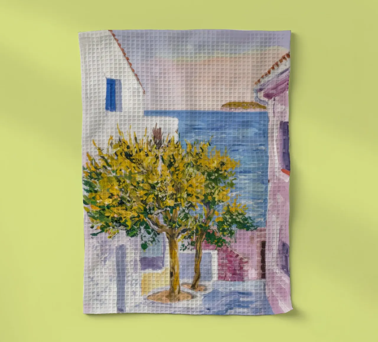 Cortile Lemon Tree canovaccio da cucina da Angkasa Mist