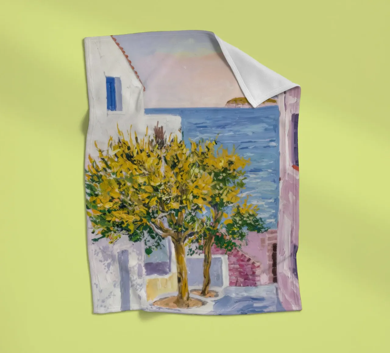 Cortile Lemon Tree coperta in pile da Angkasa Mist