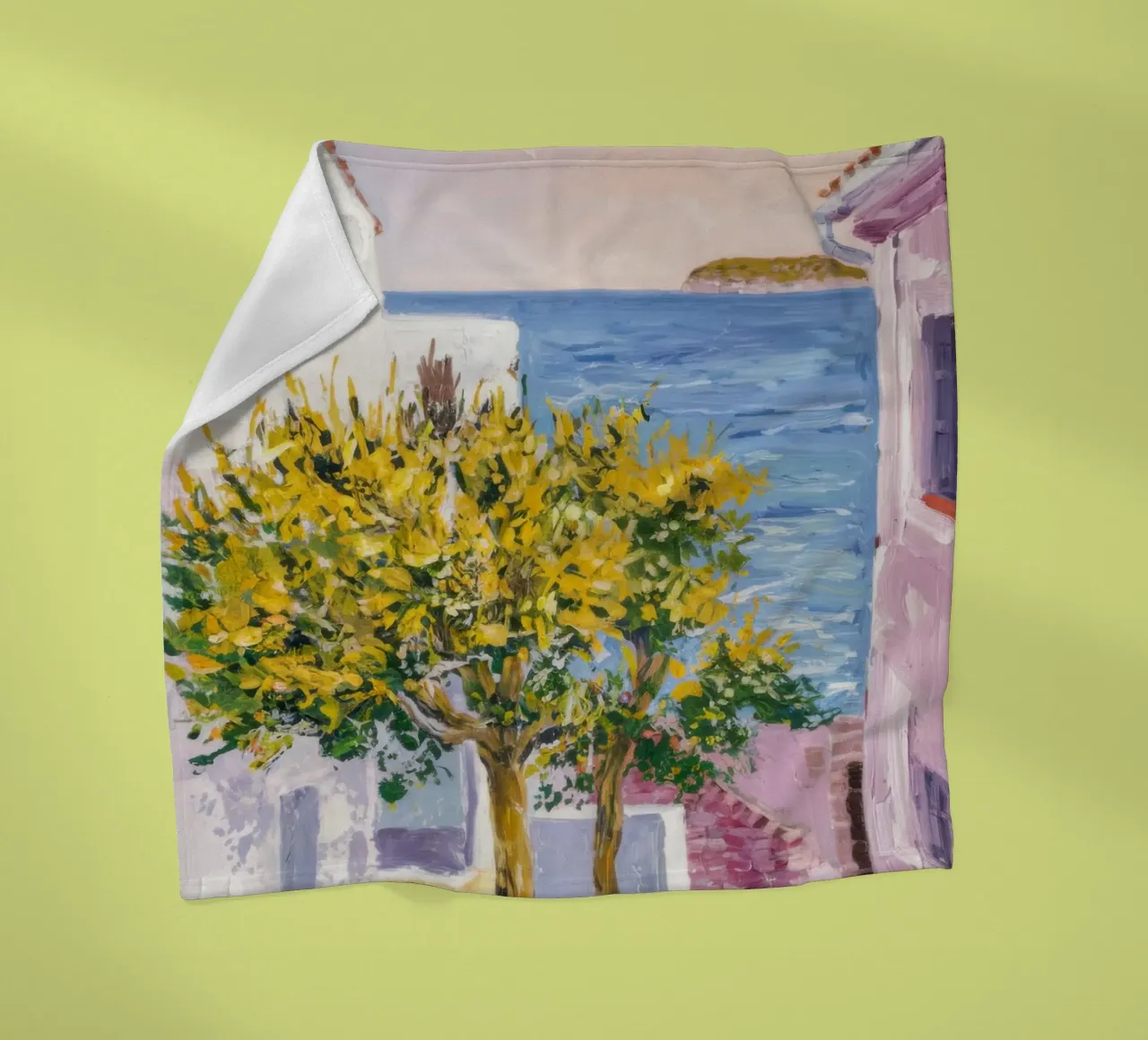 Cortile Lemon Tree coperta in pile da Angkasa Mist