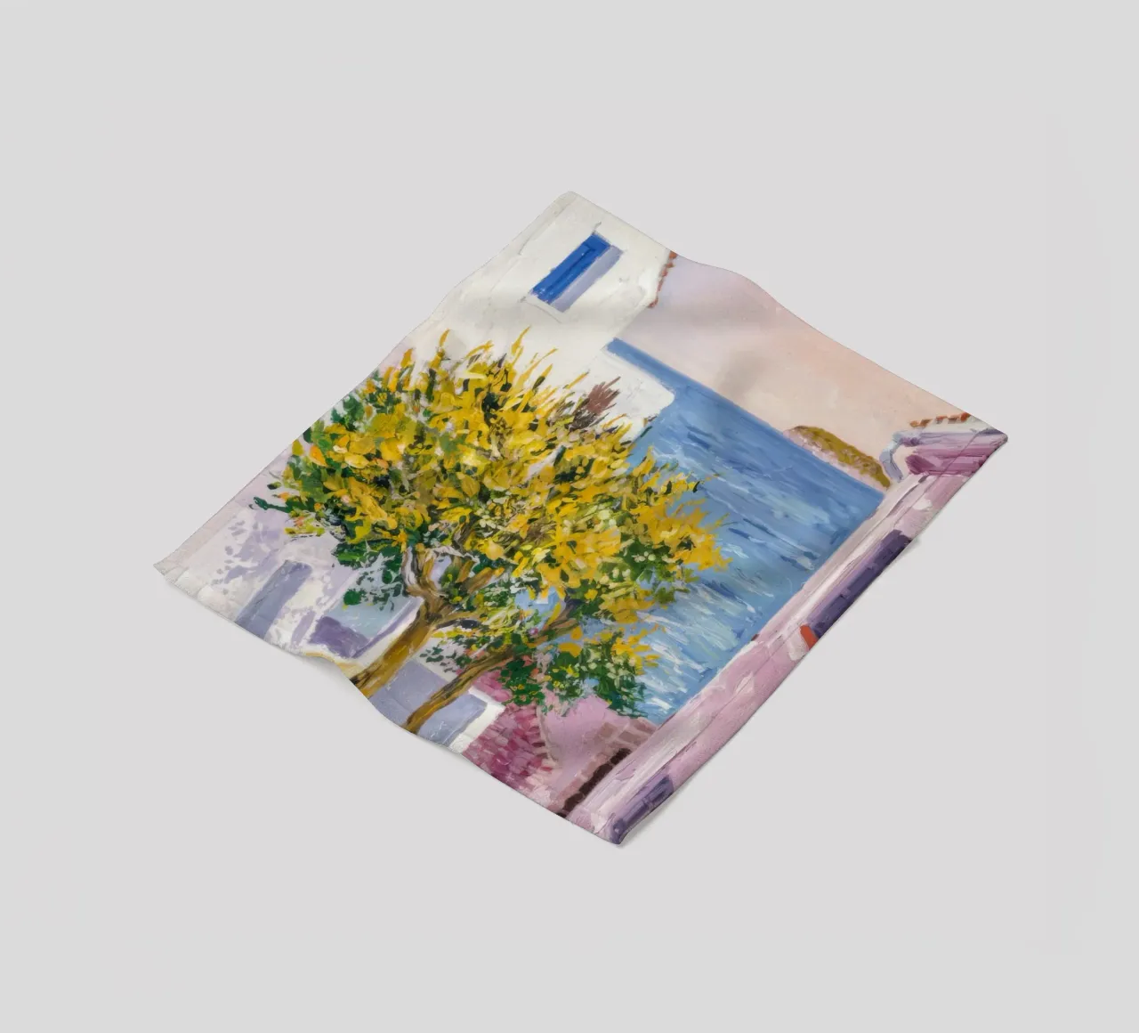 Cortile Lemon Tree coperta in pile da Angkasa Mist