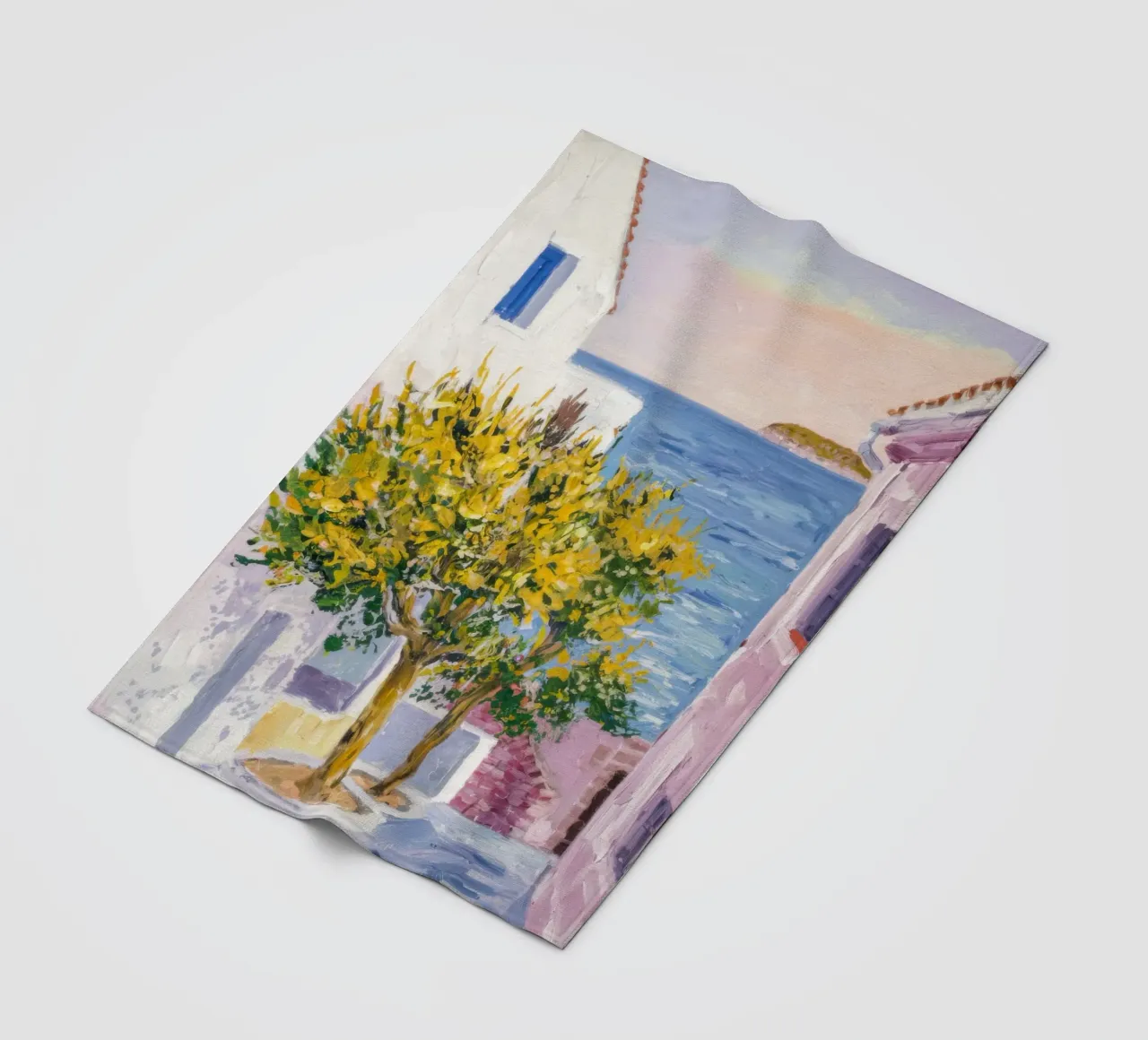 Cortile Lemon Tree coperta in pile da Angkasa Mist