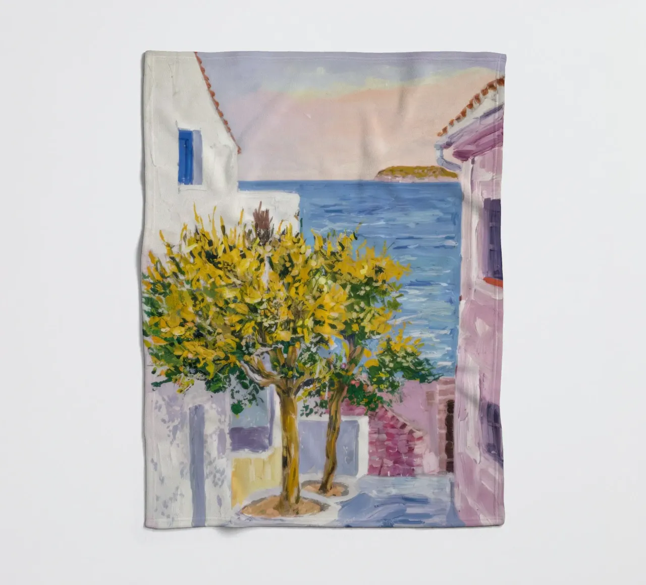 Cortile Lemon Tree coperta in pile da Angkasa Mist