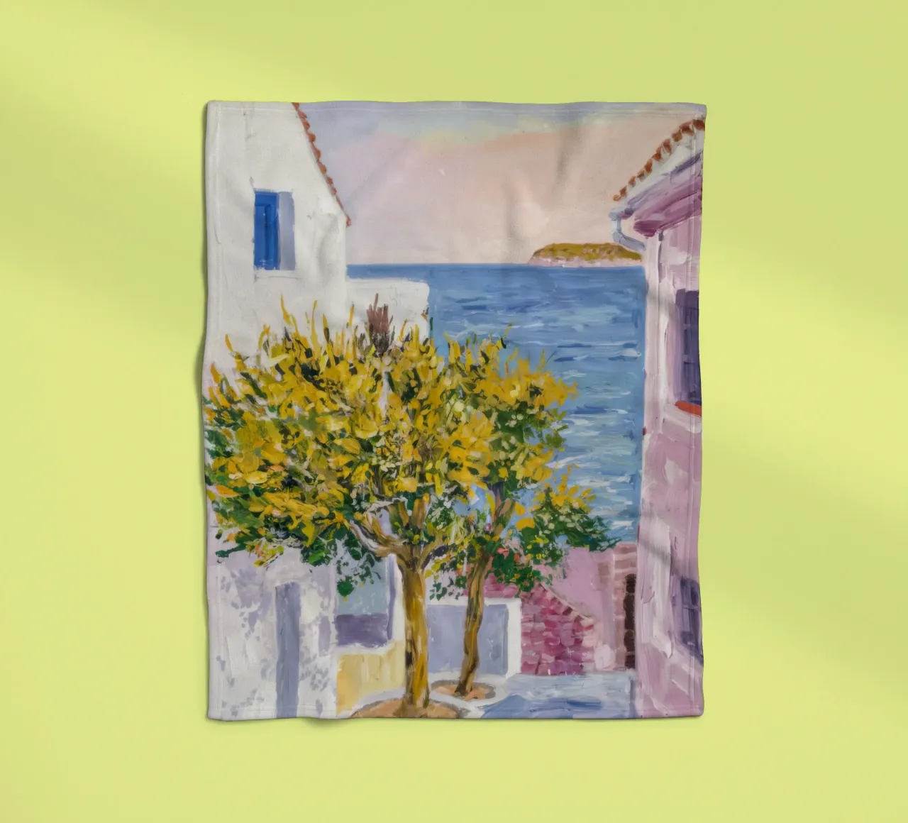 Cortile Lemon Tree coperta in pile da Angkasa Mist
