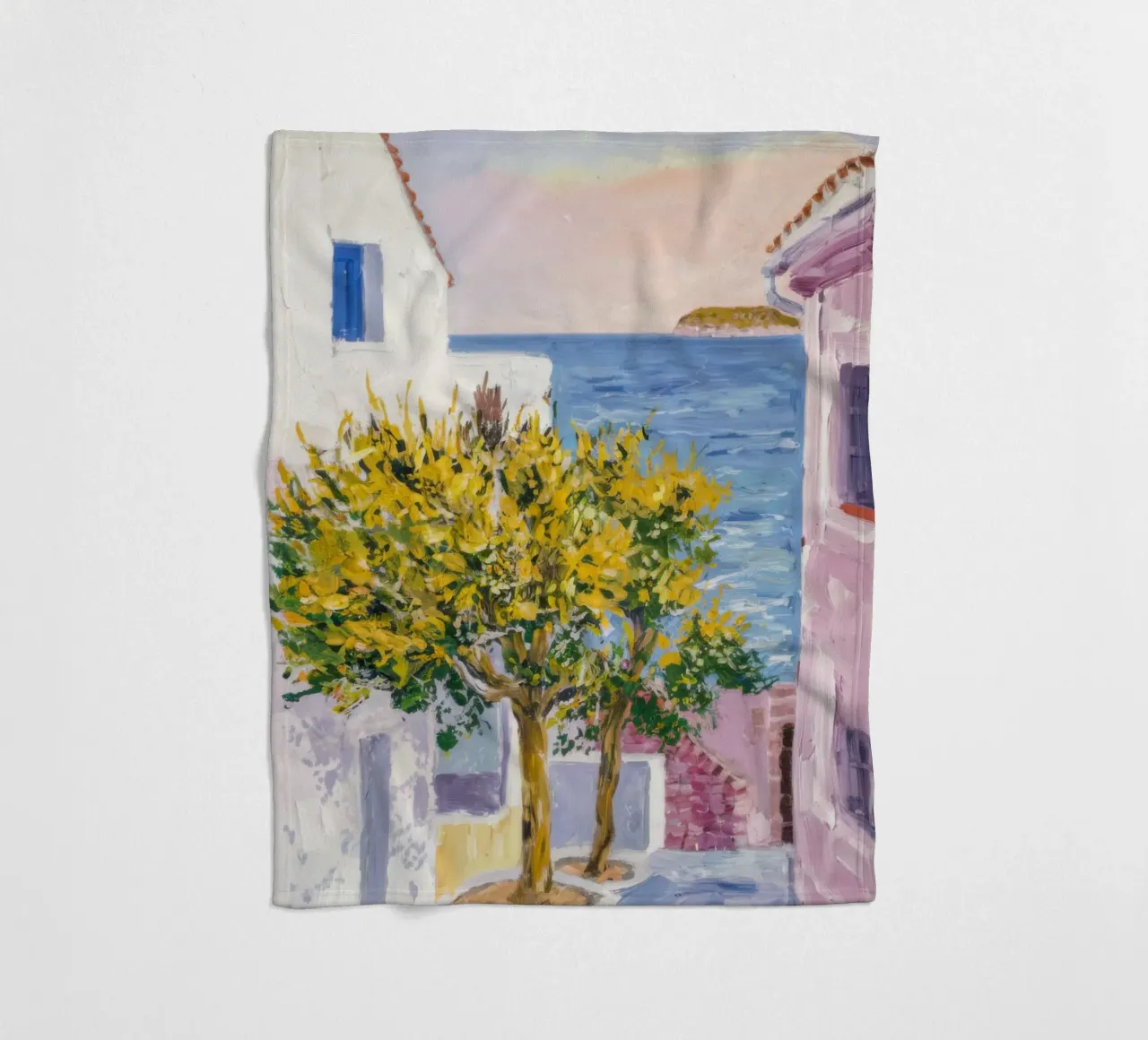 Cortile Lemon Tree coperta in pile da Angkasa Mist