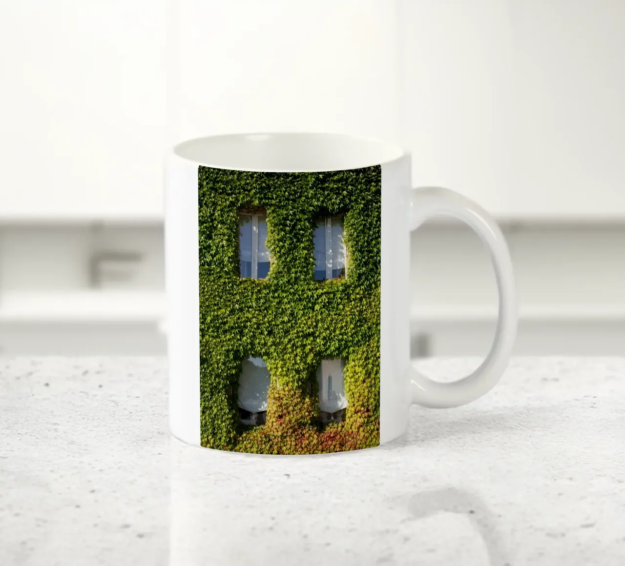 wall covered with branch tazza in ceramica da feny