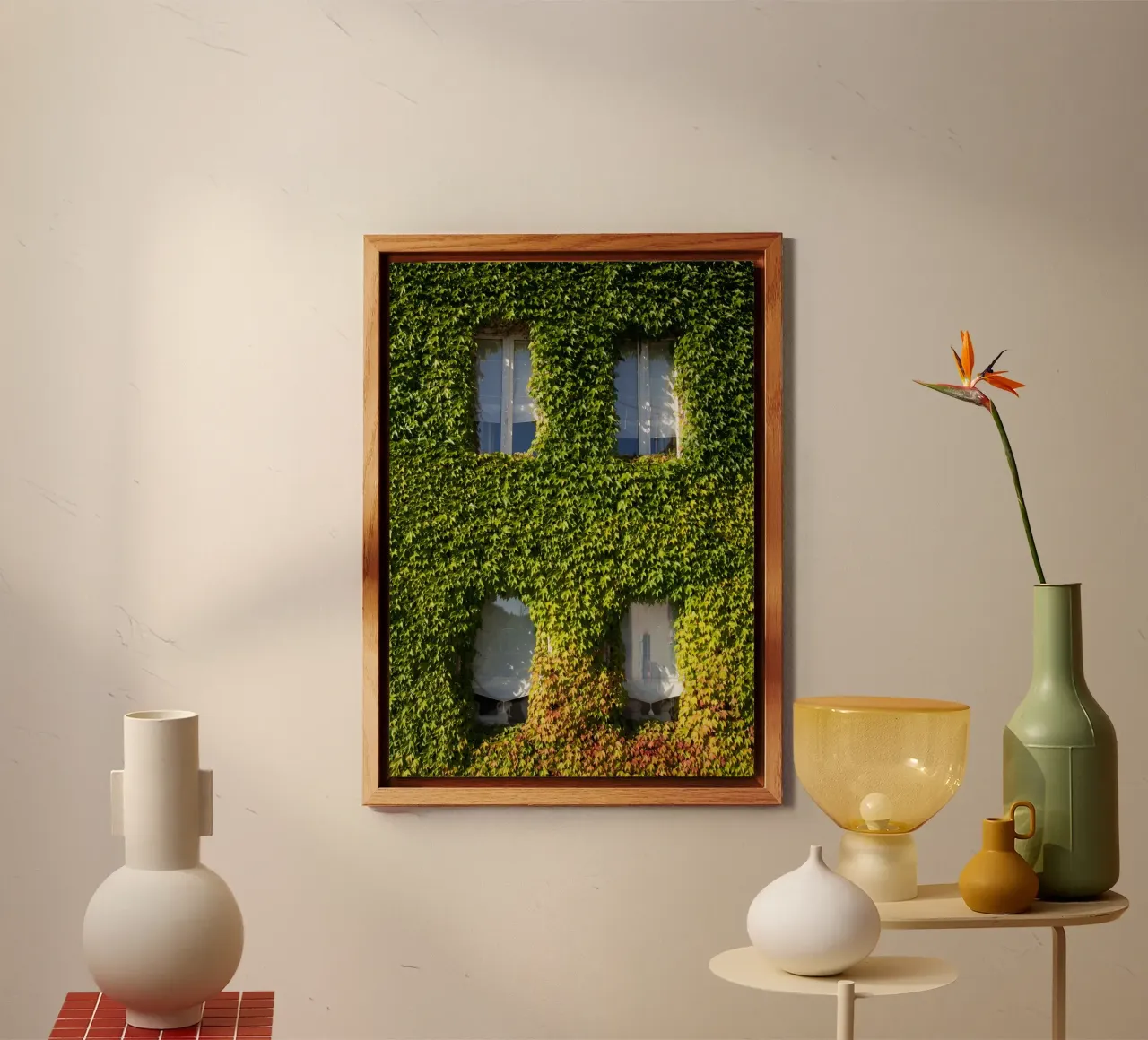 wall covered with branch alluminio dibond da feny