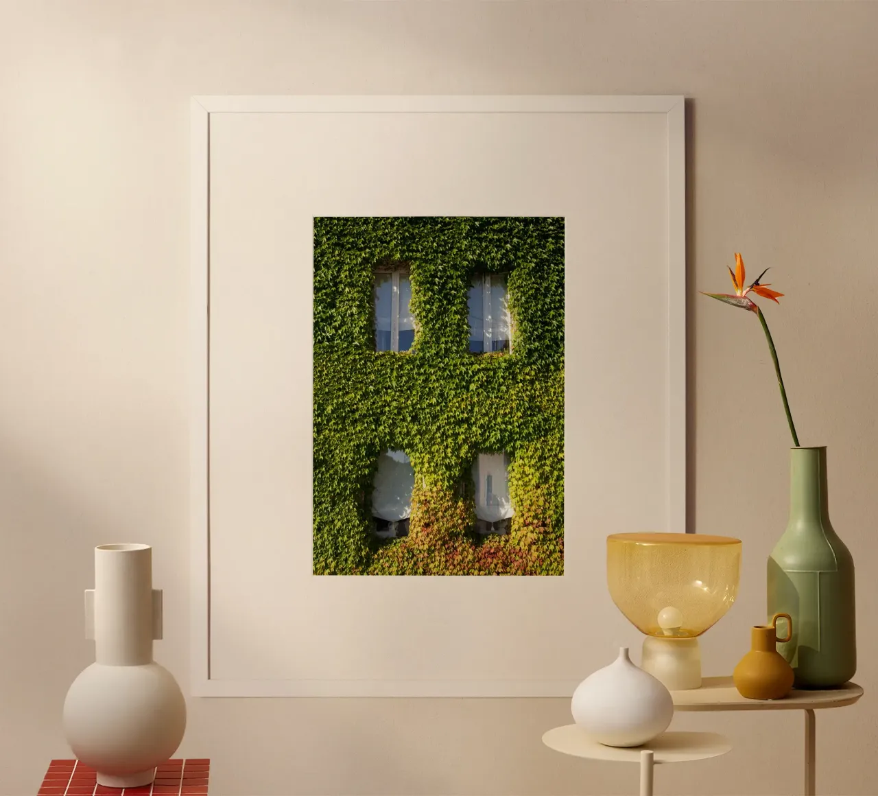 wall covered with branch carta hahnemühle da feny