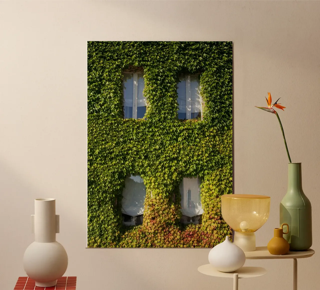wall covered with branch carta hahnemühle da feny