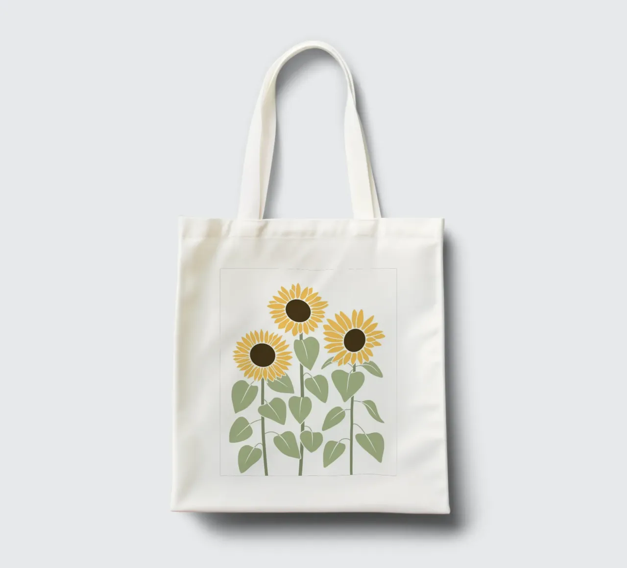 sunflower borsa in juta da feny