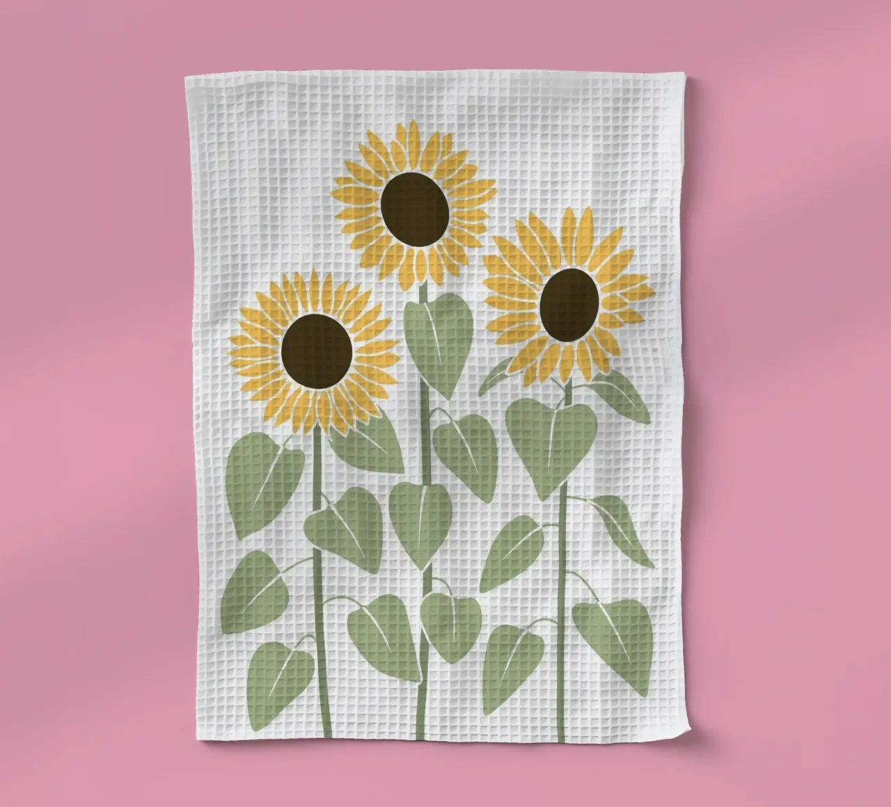 sunflower canovaccio da cucina da feny
