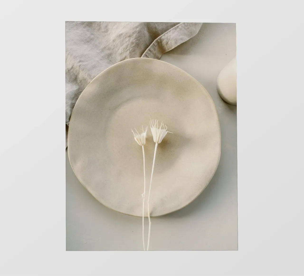 flower on plate telo in pvc da feny