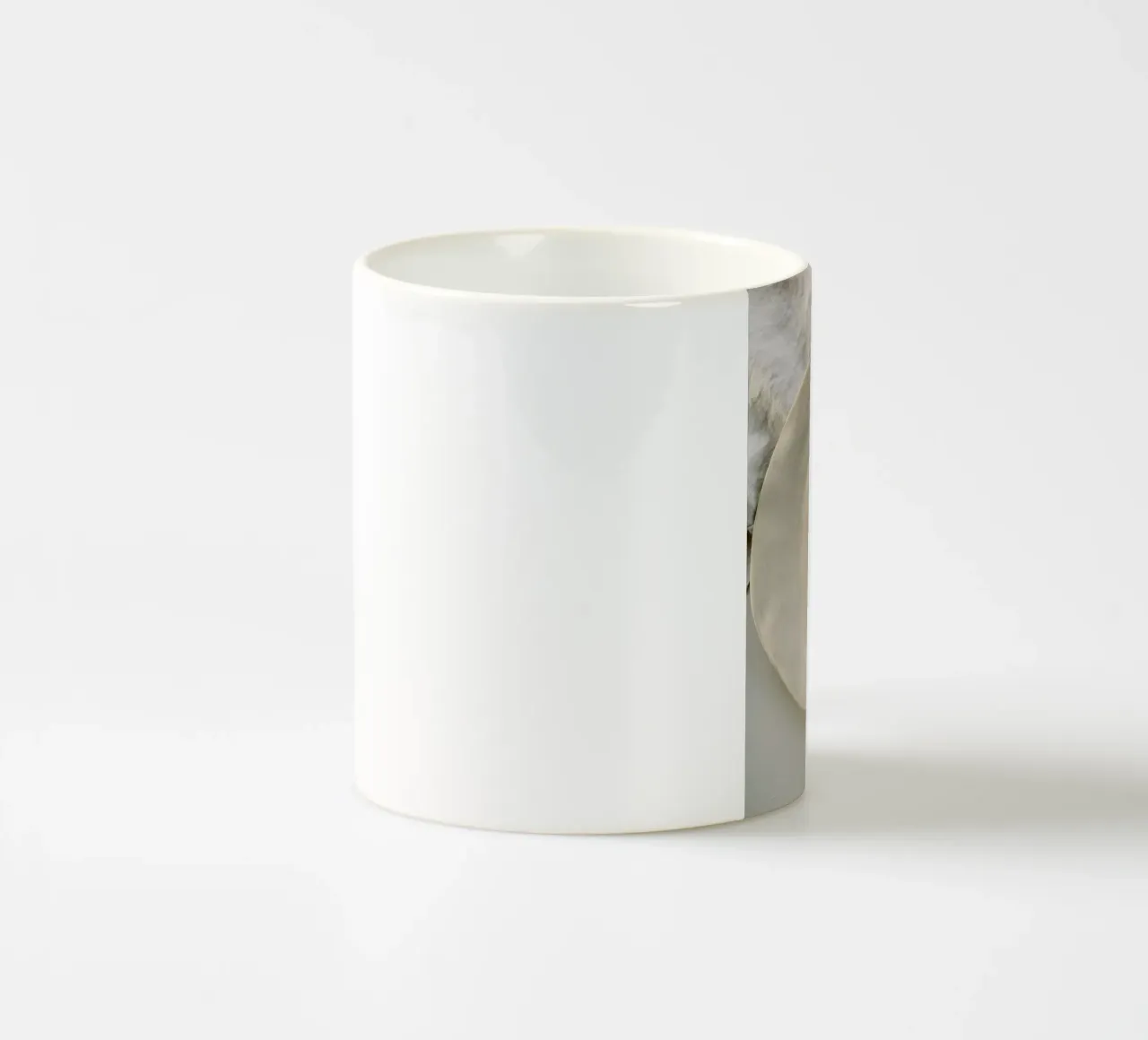 flower on plate tazza in ceramica da feny