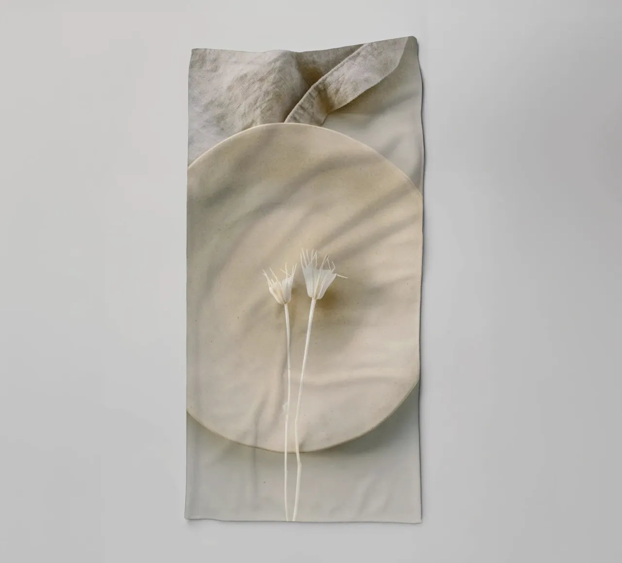 flower on plate asciugamano da bagno da feny