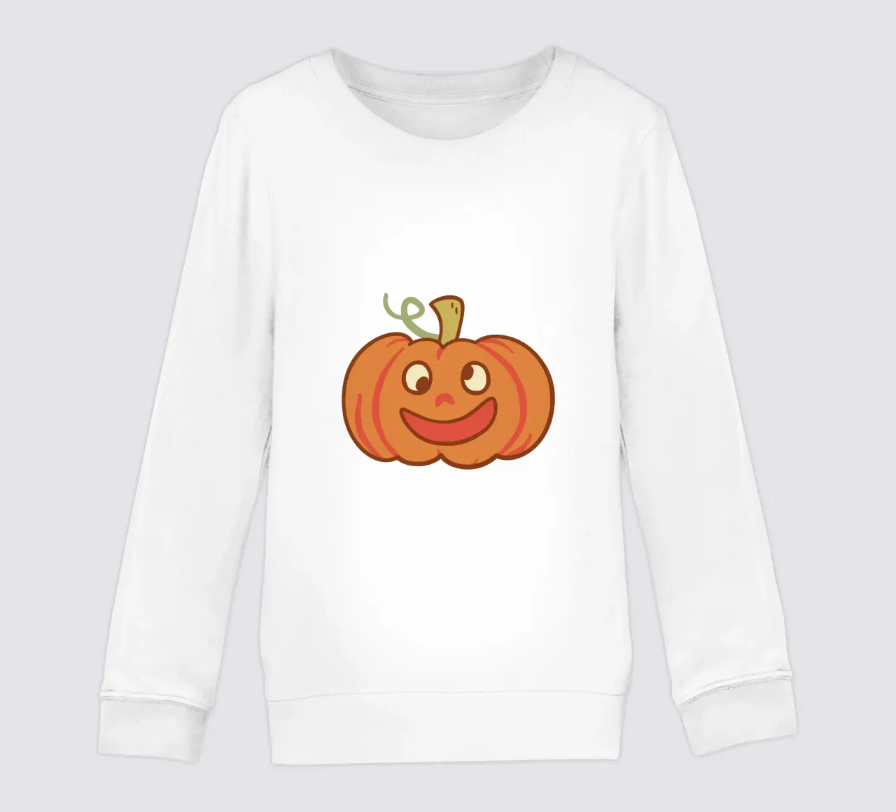 Felice zucca di Derpy felpa bambino da klossisch