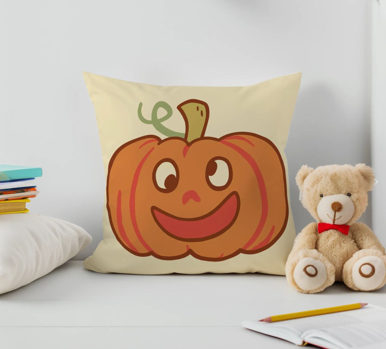 Felice zucca di Derpy cuscino da klossisch
