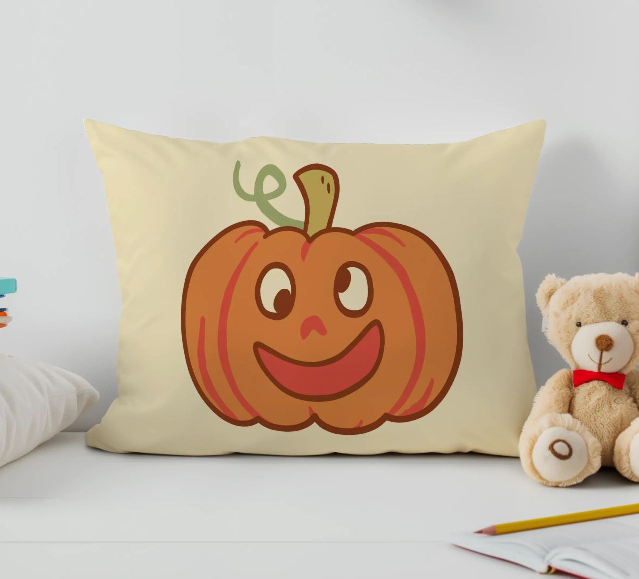 Felice zucca di Derpy cuscino da klossisch
