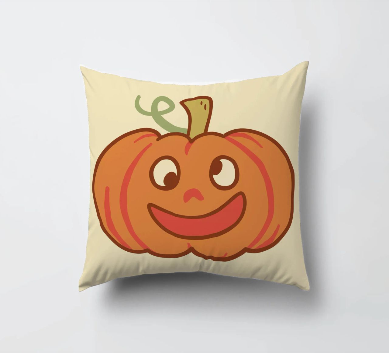 Felice zucca di Derpy cuscino da klossisch