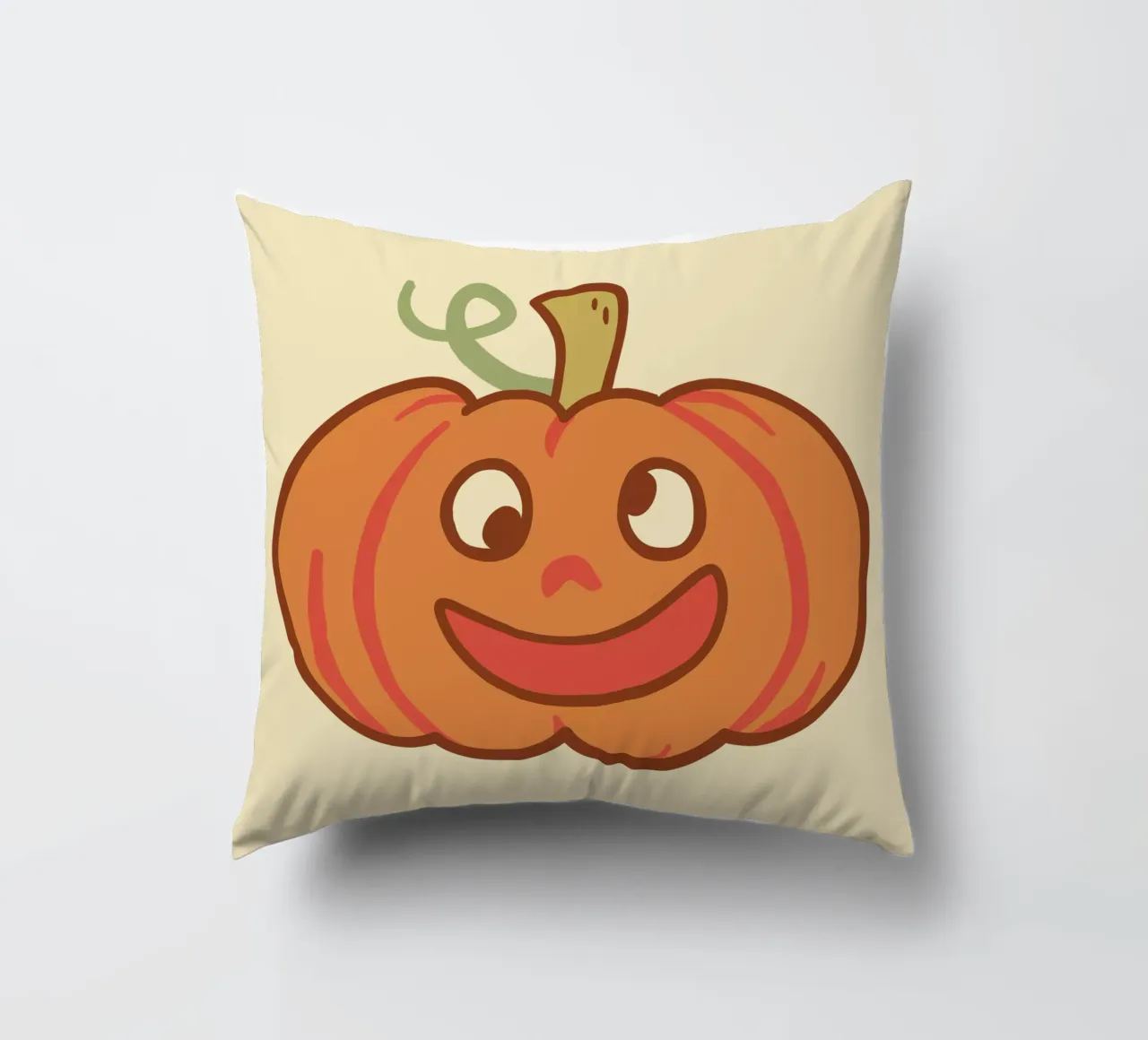 Calabaza Derpy feliz cojín de klossisch