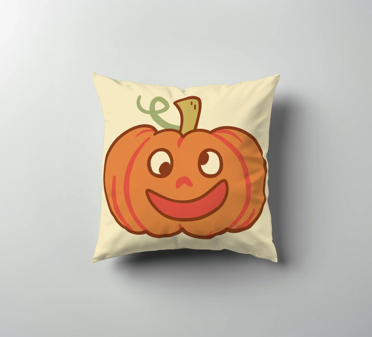 Felice zucca di Derpy cuscino da klossisch