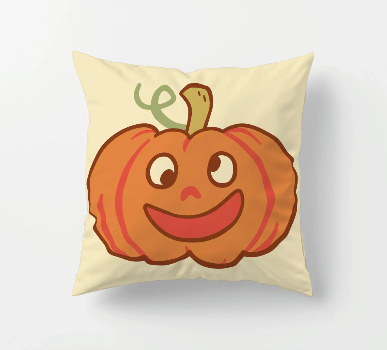 Felice zucca di Derpy cuscino da klossisch