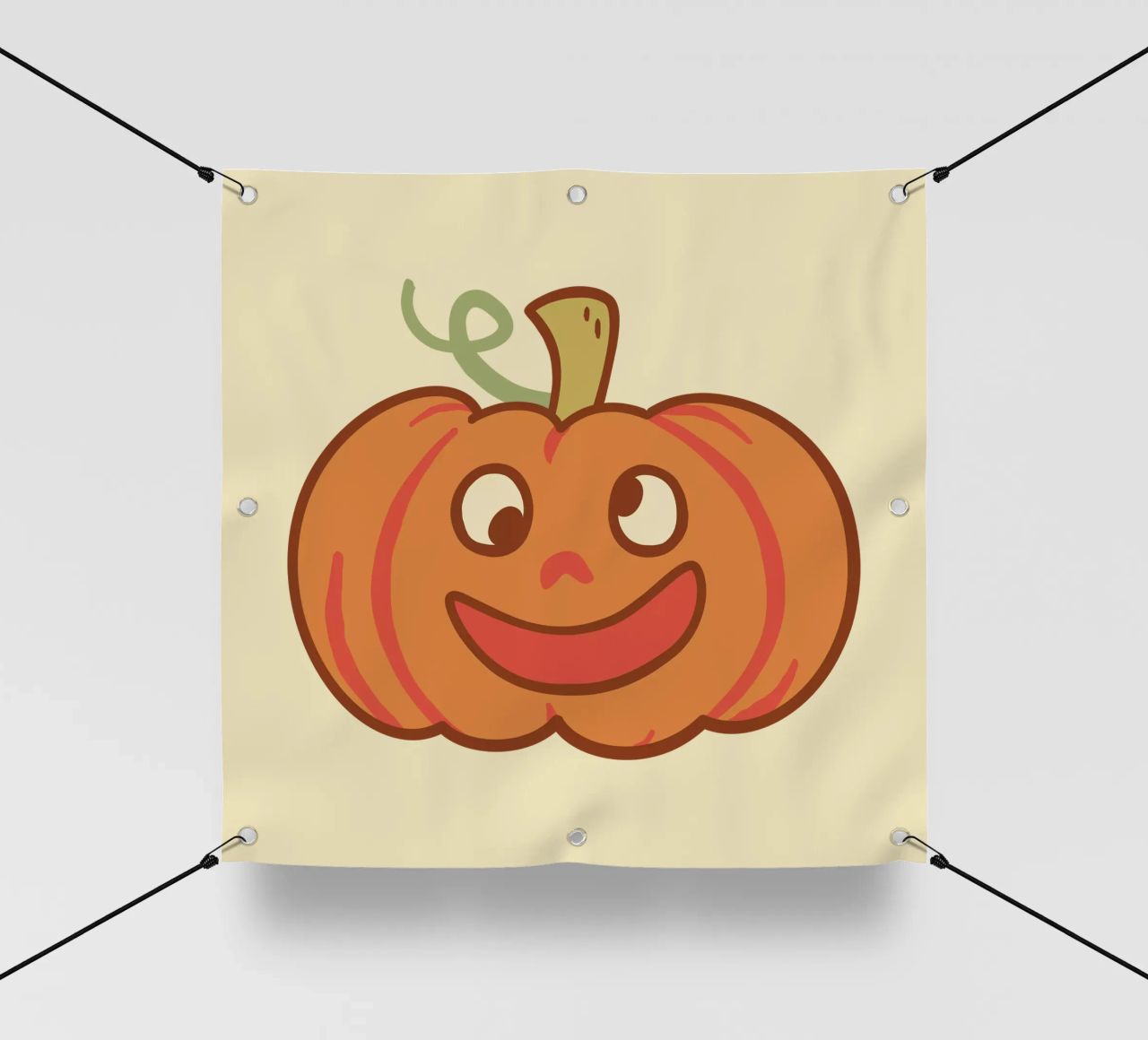Felice zucca di Derpy telo in pvc da klossisch
