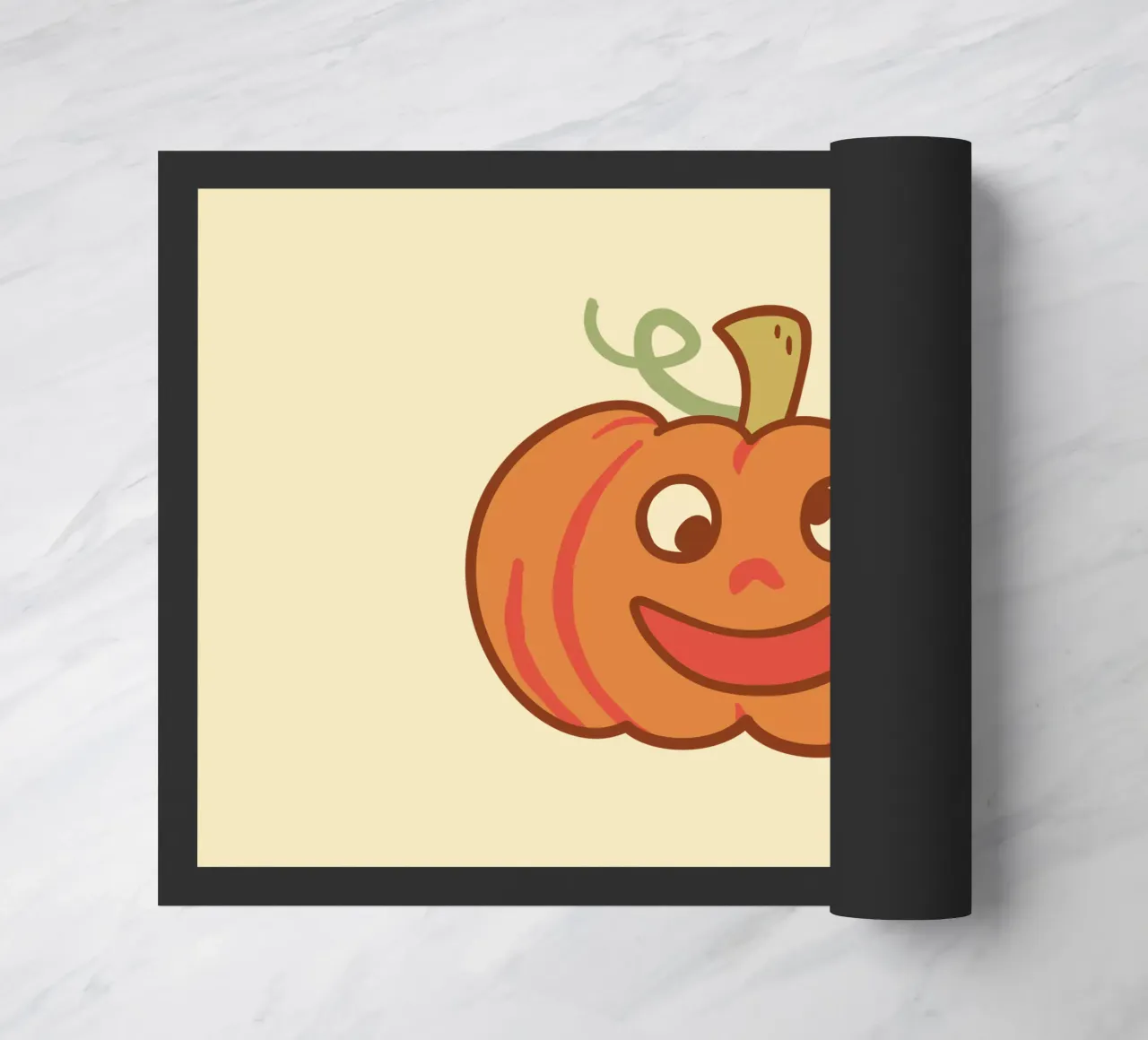 Calabaza Derpy feliz felpudo de klossisch