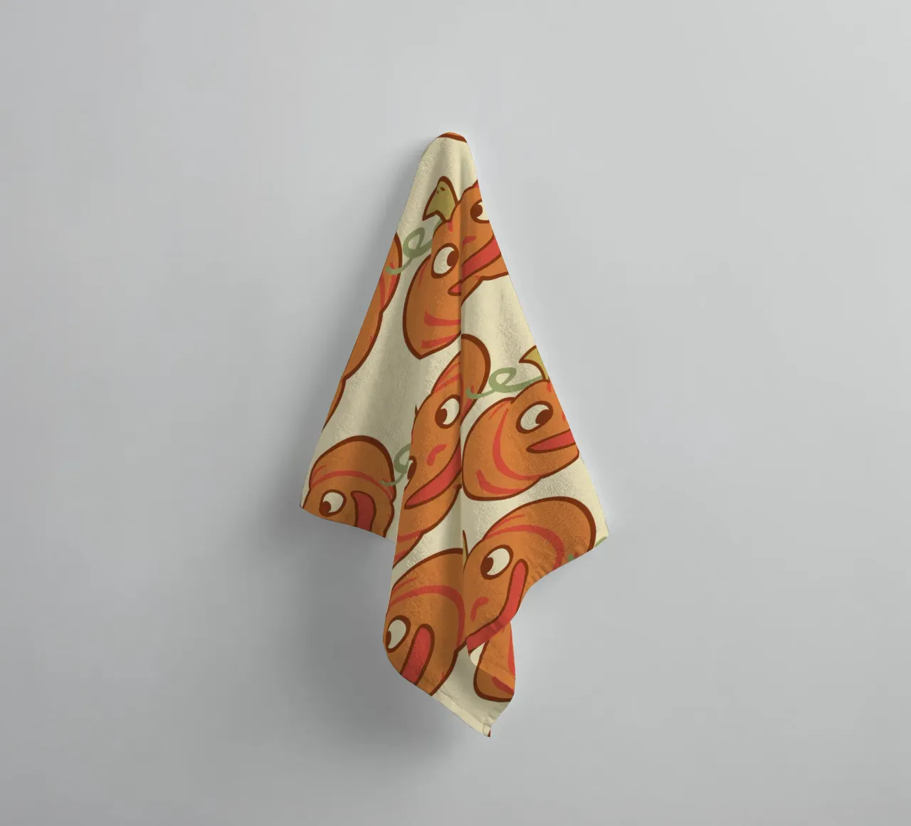 Felice zucca di Derpy asciugamano da bagno da klossisch