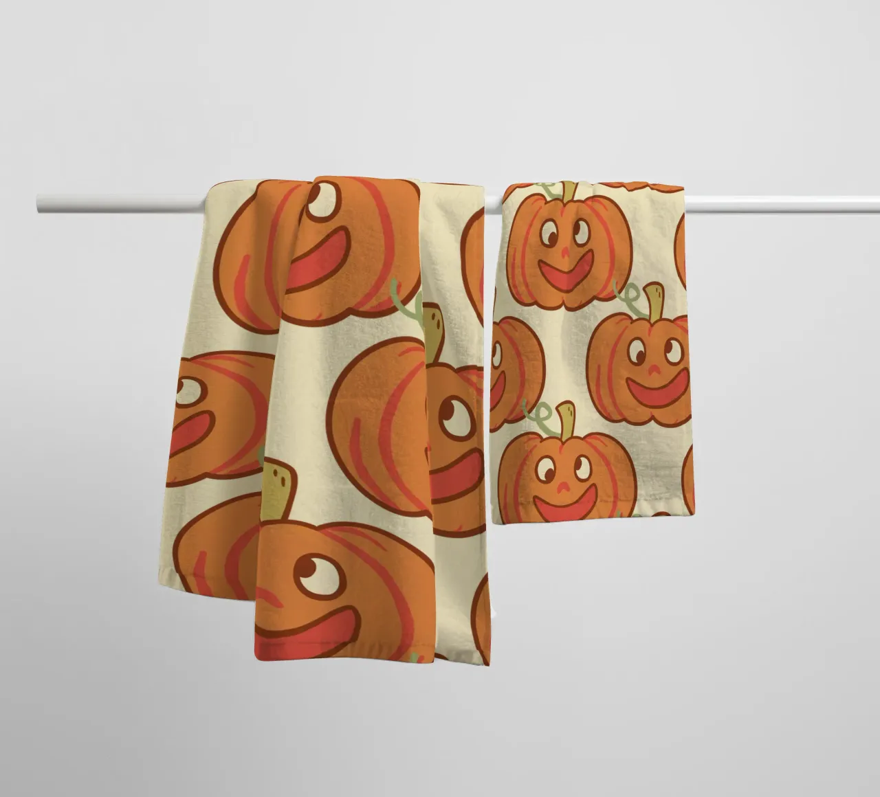 Felice zucca di Derpy asciugamano da bagno da klossisch