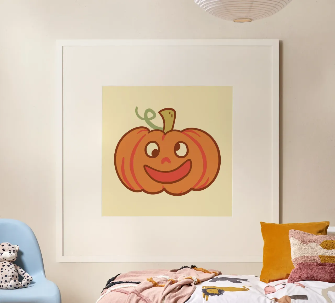 Felice zucca di Derpy carta hahnemühle da klossisch