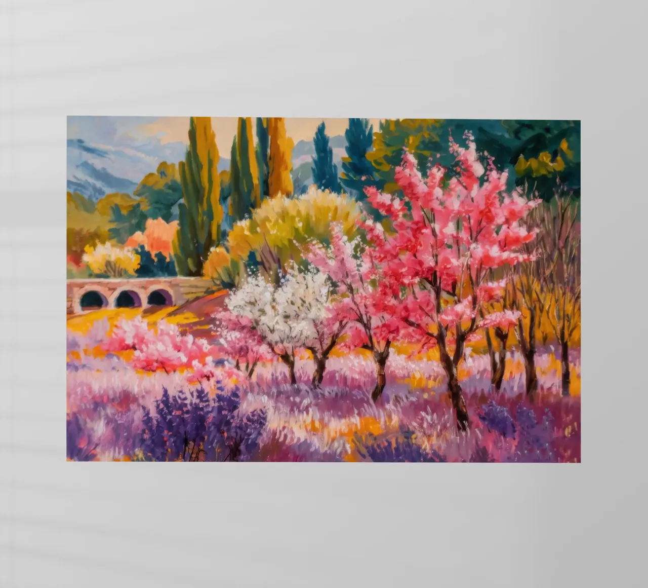 Ponte dei Fiori di Primavera pellicola backlit da Angkasa Mist