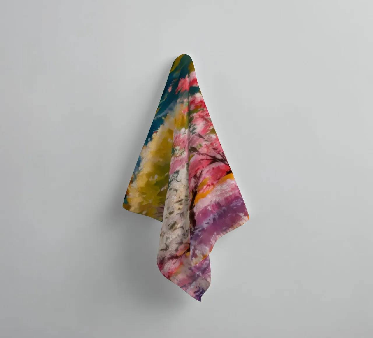Spring Blossom Bridge towel by Angkasa Mist