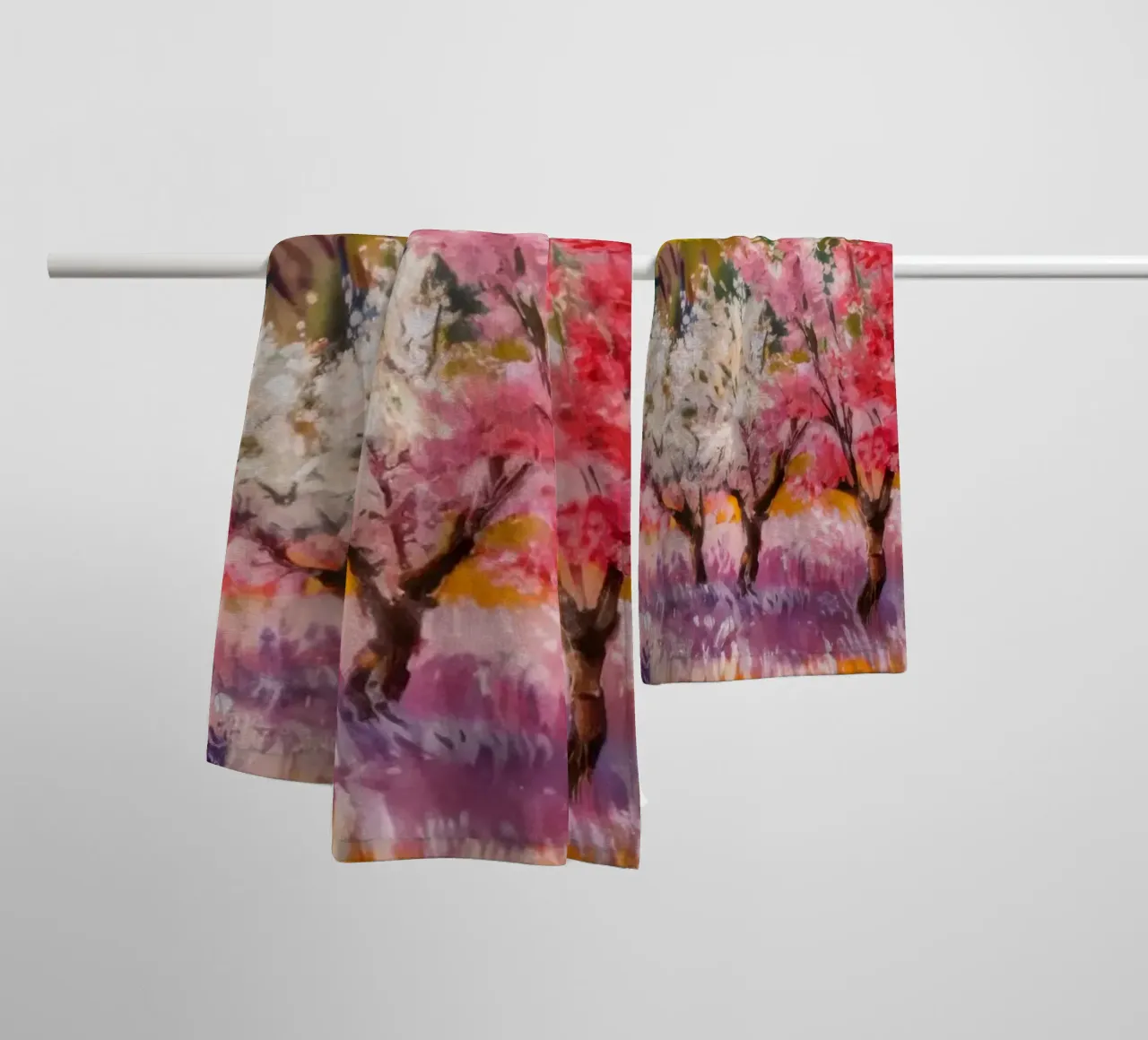 Spring Blossom Bridge towel by Angkasa Mist