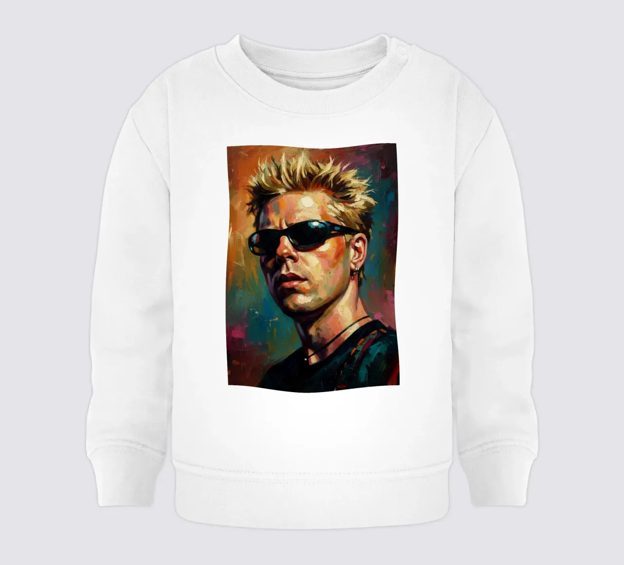 Dexter Holland The Offspring felpa neonato da Lembayung art