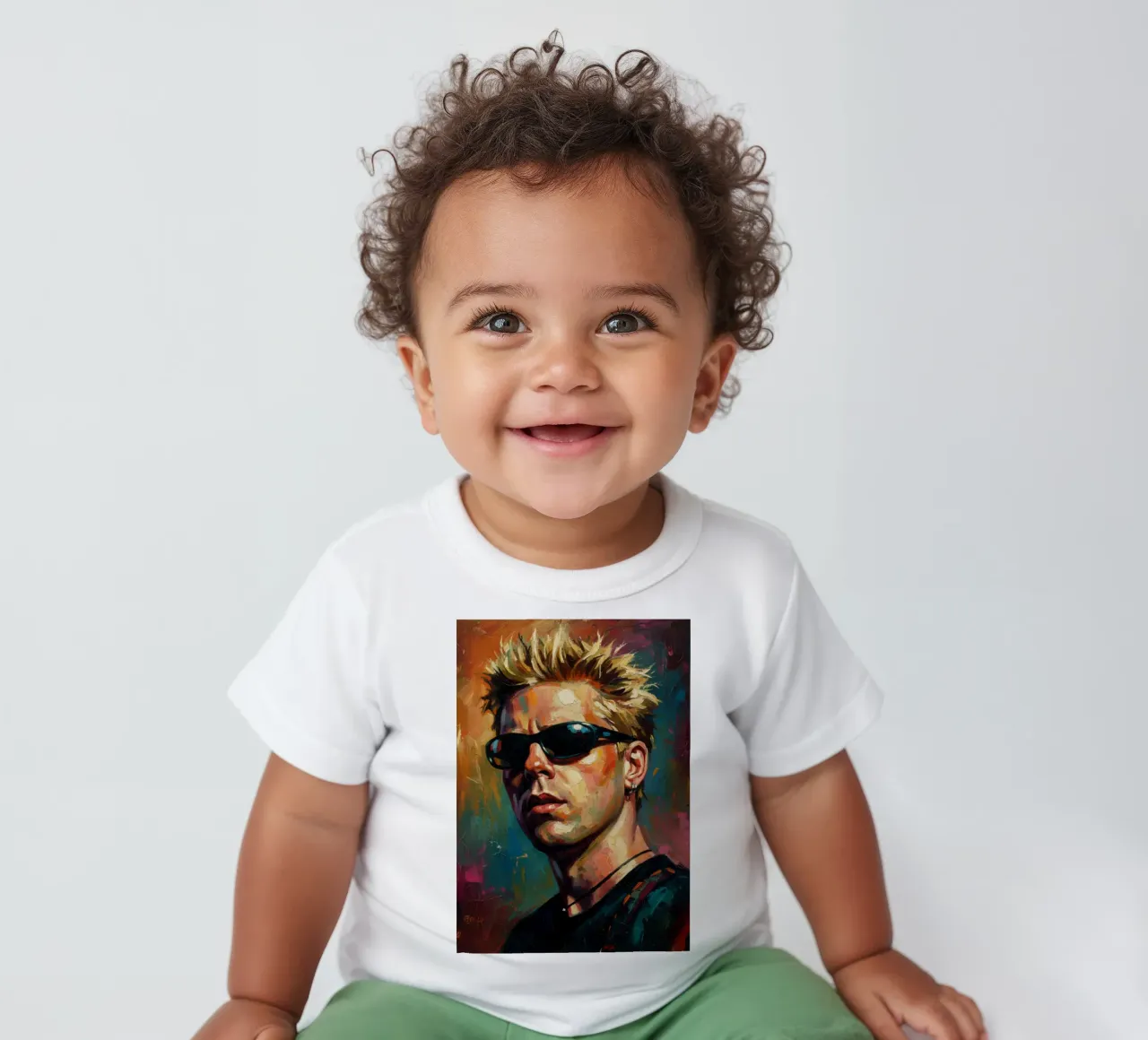 Dexter Holland The Offspring maglietta neonato da Lembayung art