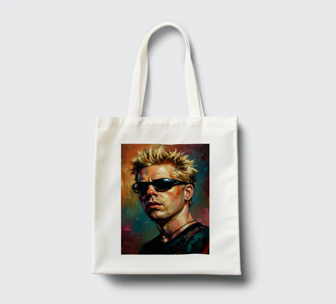 Dexter Holland The Offspring borsa in juta da Lembayung art