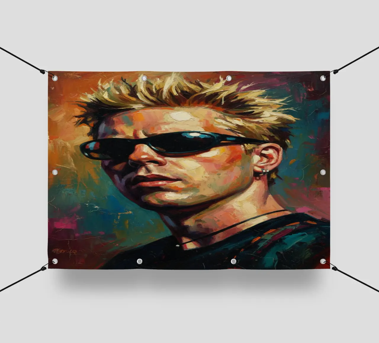 Dexter Holland The Offspring telo in pvc da Lembayung art