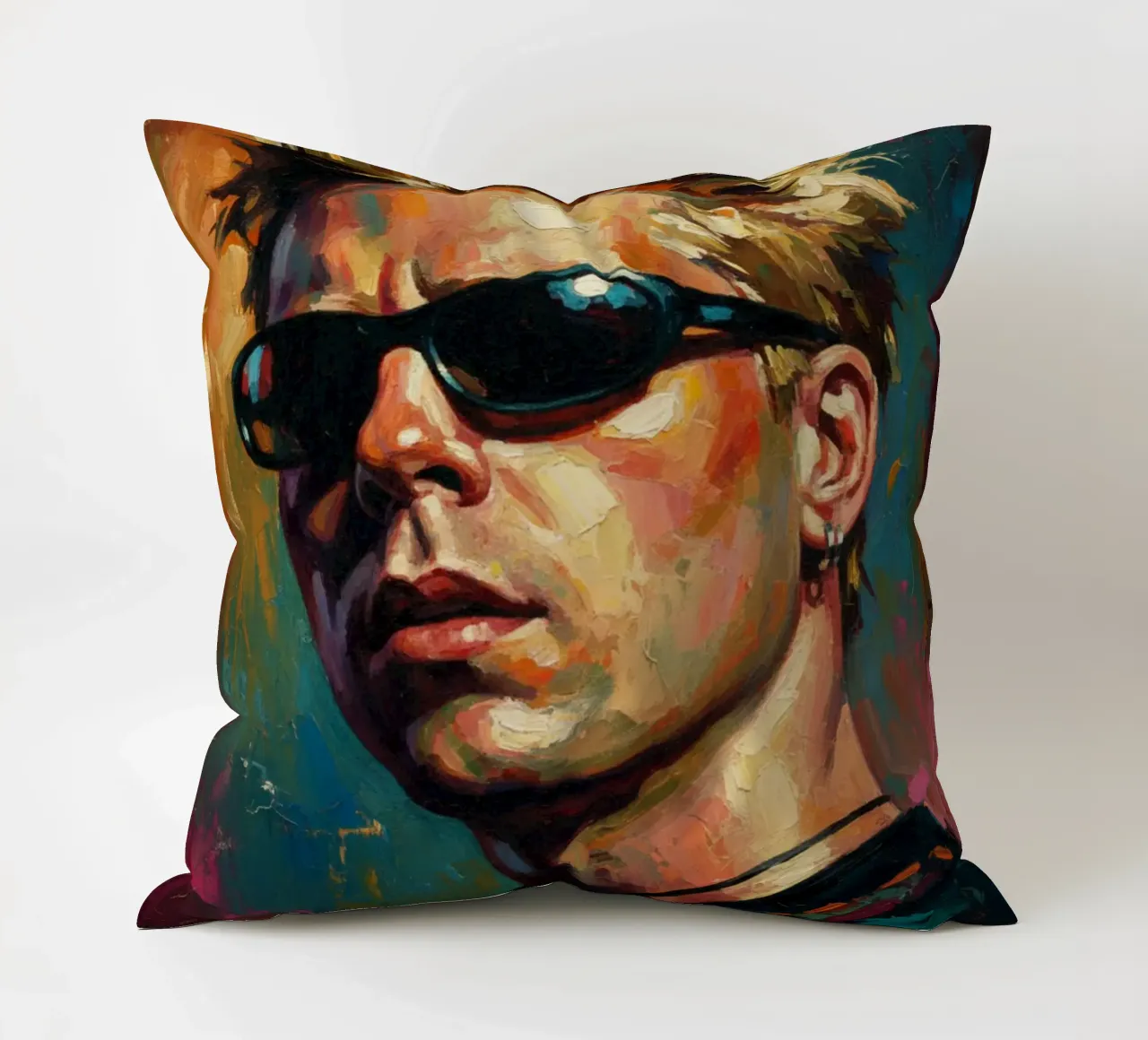 Dexter Holland The Offspring cuscino da Lembayung art