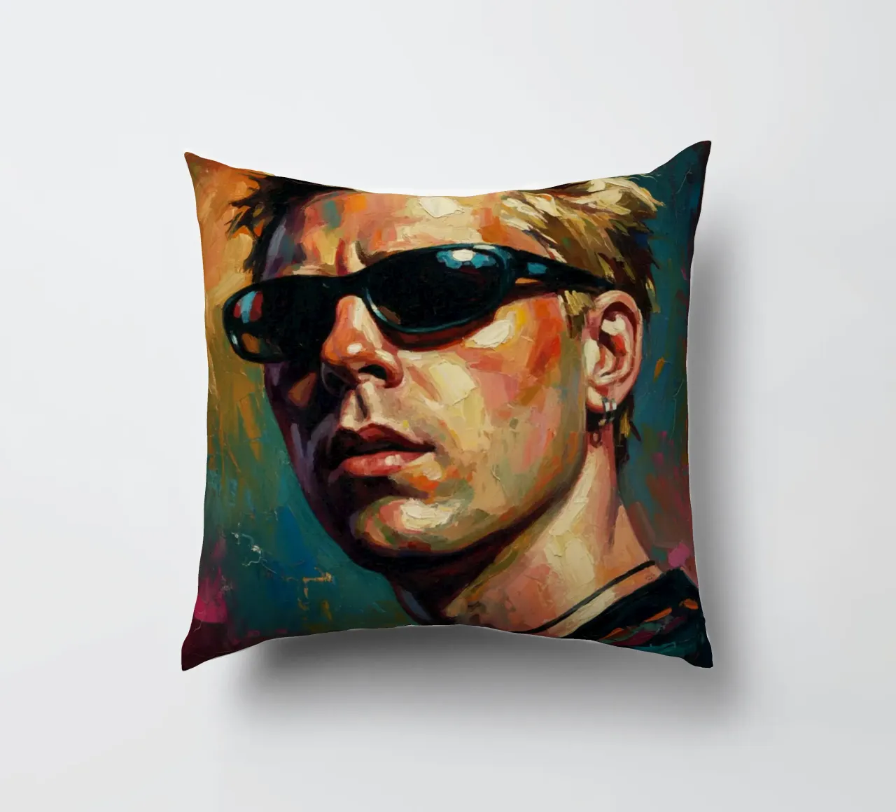 Dexter Holland The Offspring cuscino da Lembayung art