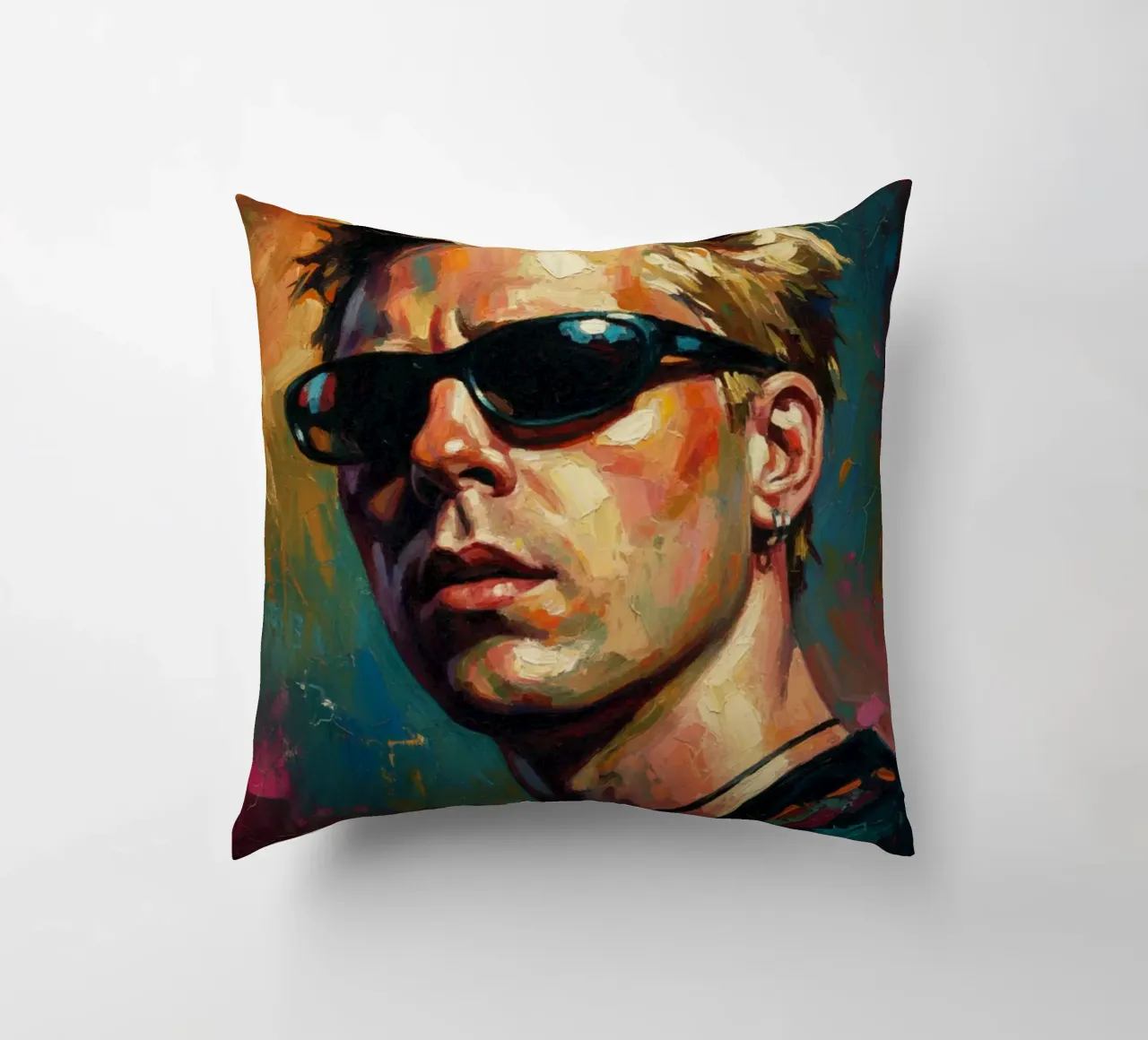 Dexter Holland The Offspring cuscino da Lembayung art