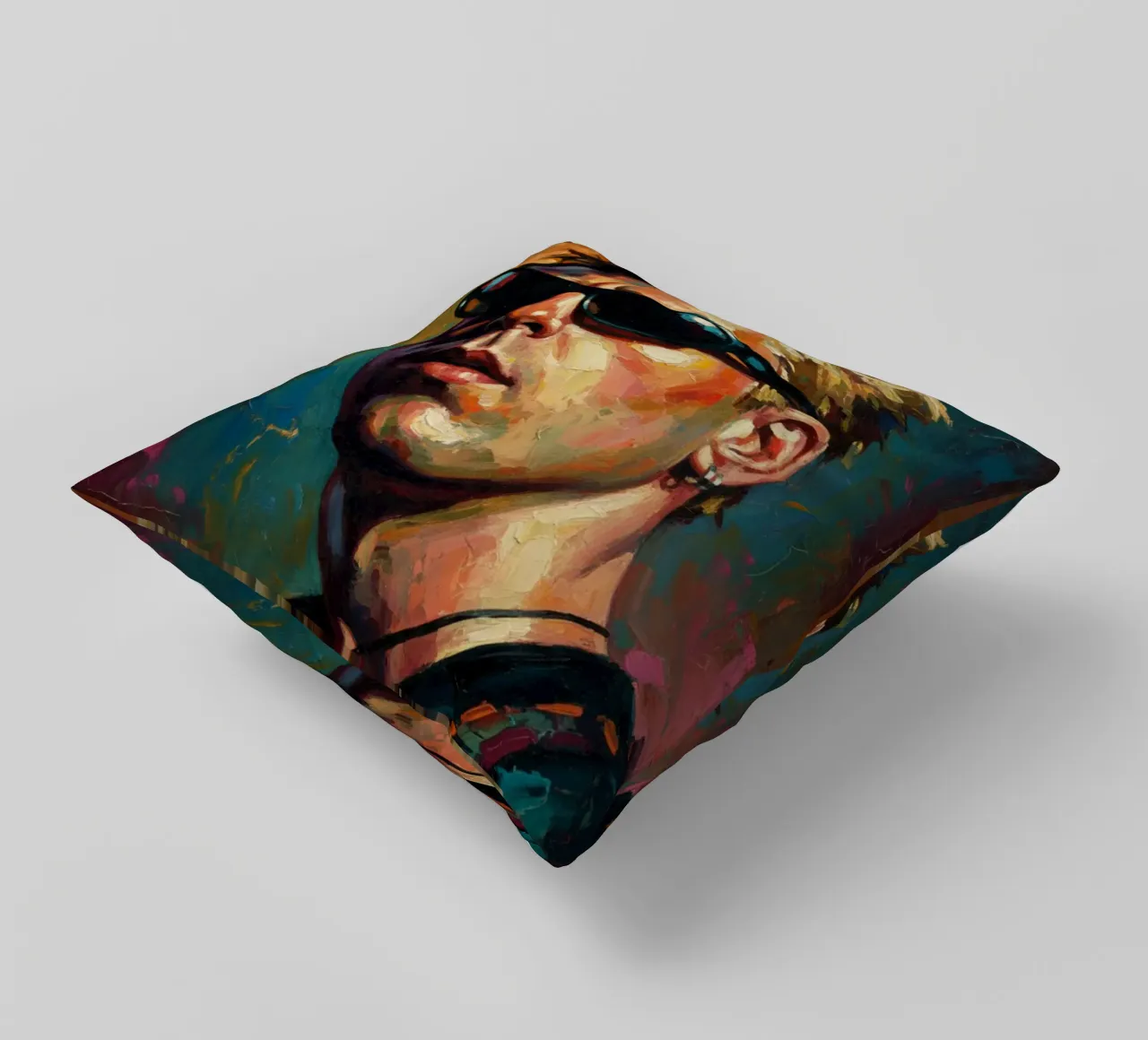 Dexter Holland The Offspring cuscino da Lembayung art