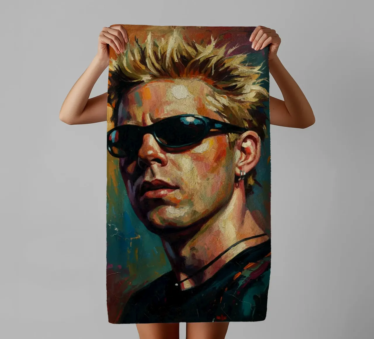 Dexter Holland The Offspring asciugamano da bagno da Lembayung art