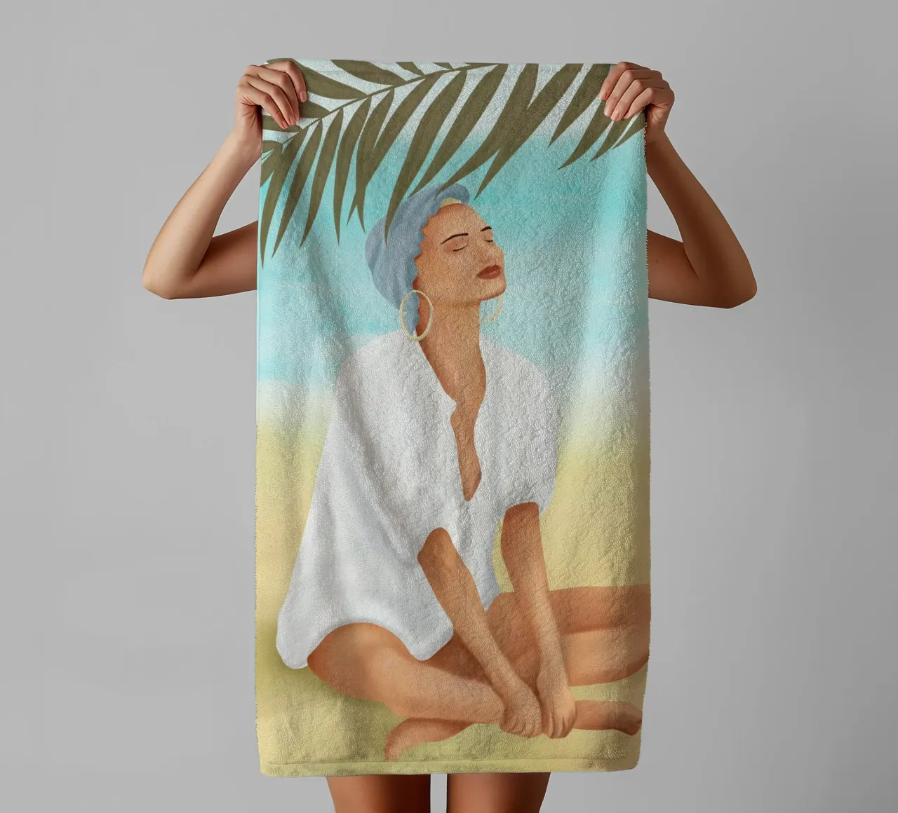 Summertime II asciugamano da bagno da cityart
