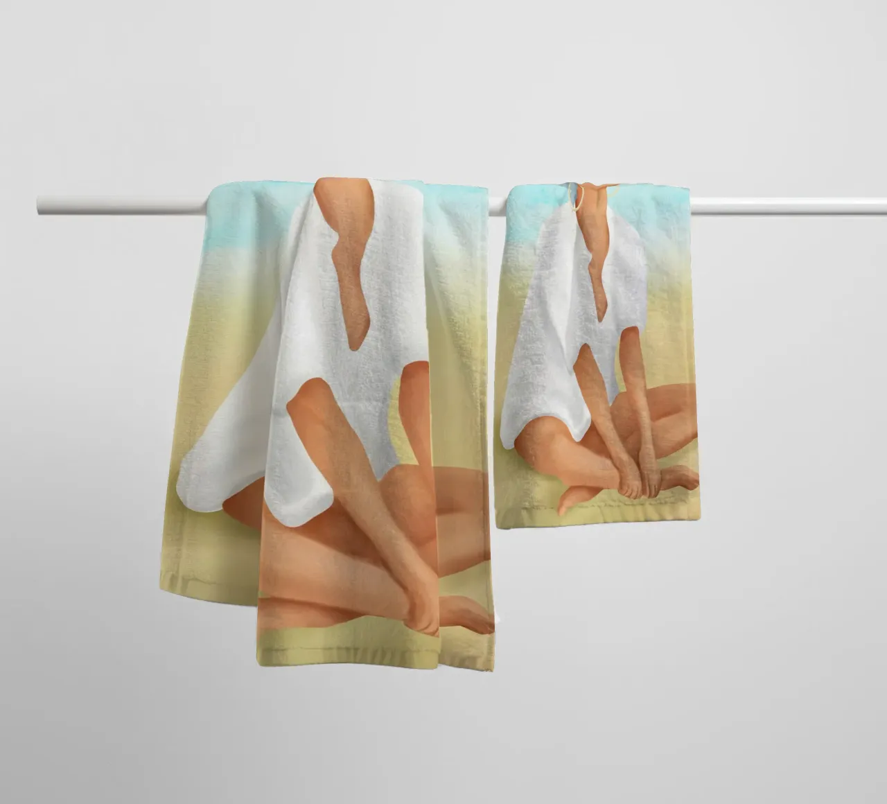 Summertime II asciugamano da bagno da cityart